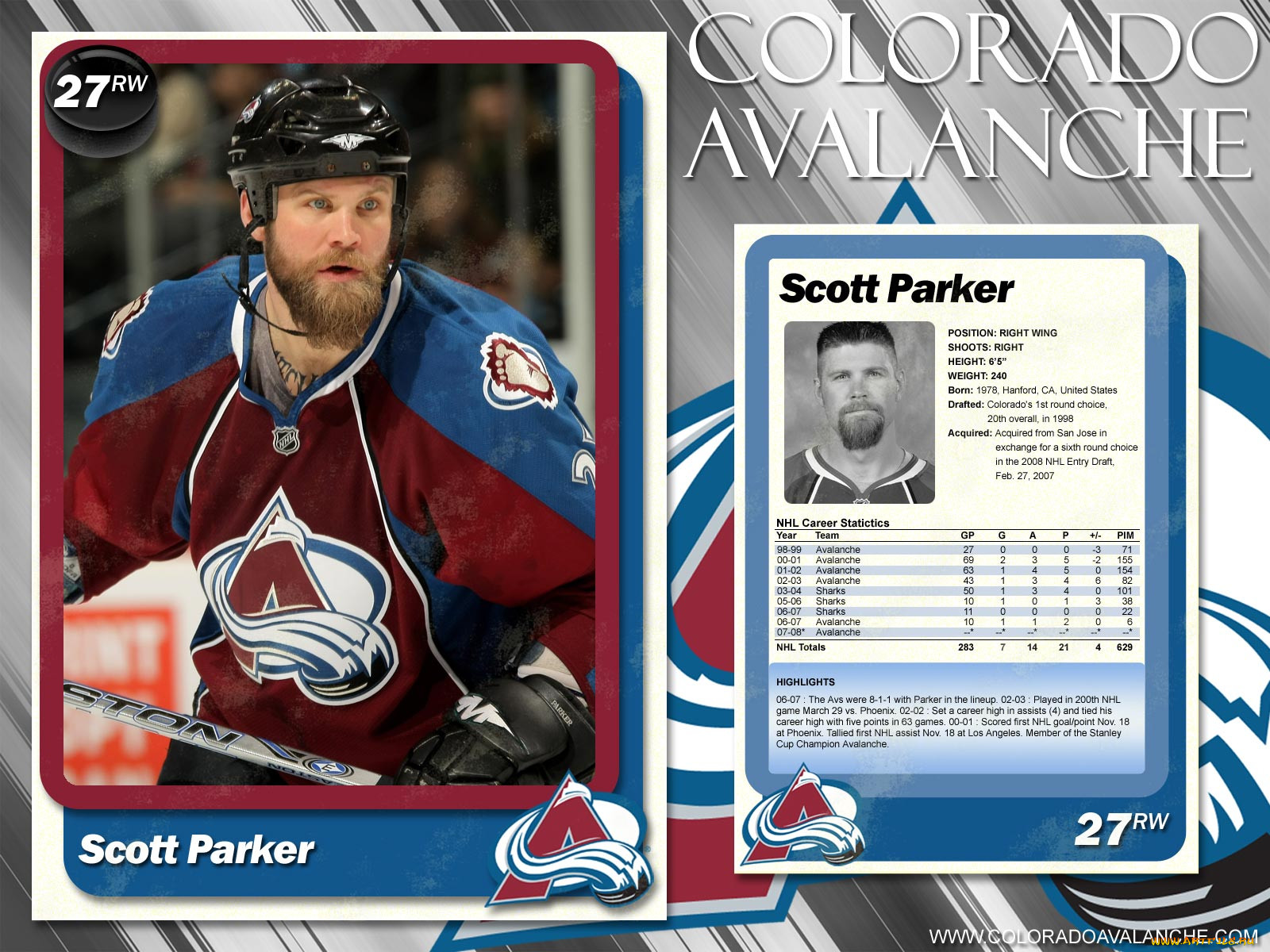 scott, parker, , nhl
